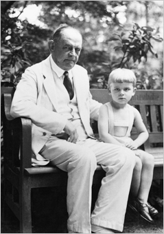 Georg Groddeck With his grand-nephew